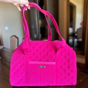Vera Bradley Pink Quilted Tote
